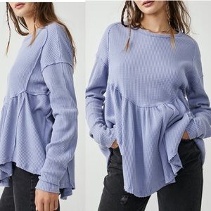 Free People

Oh My Babydoll Relaxed-Fit Waffle Knit Top